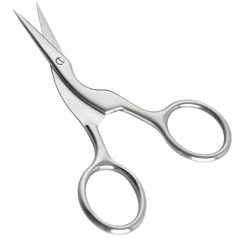 Tijeras de manicura para cutículas de uñas, herramientas de maquillaje, costura a medida, cuidado de cejas, nariz, Barba, Accesorios de belleza para la salud, 1 ud.