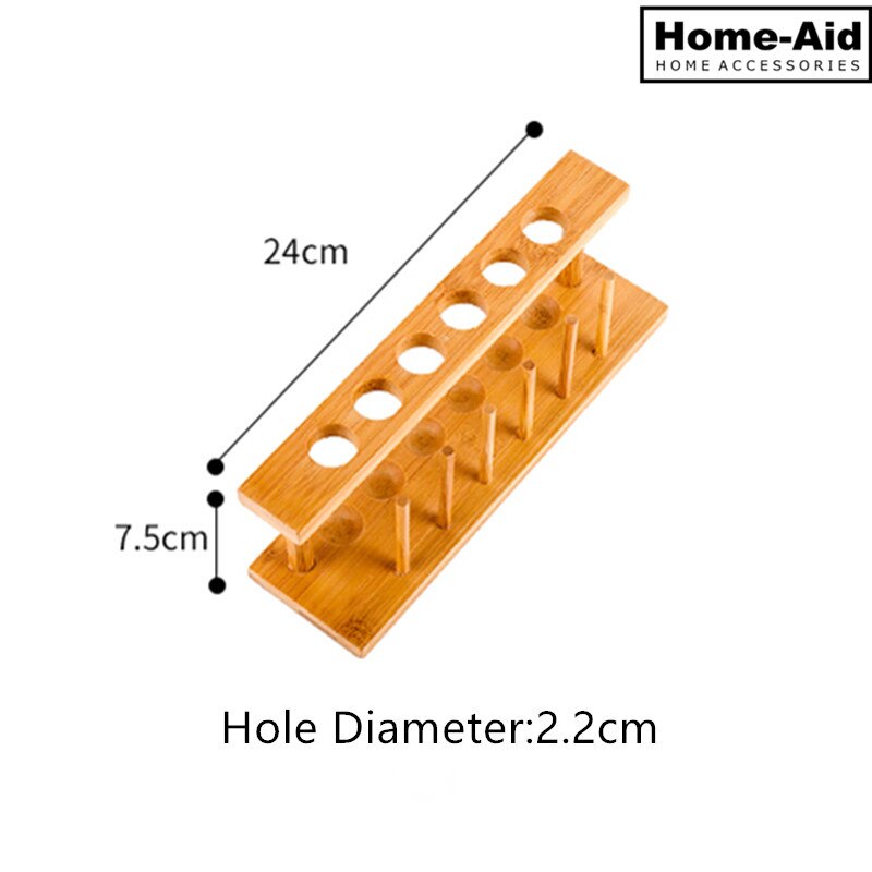 6 Pcs Test Tube Wine Glasses Set Cocktail Cup With Stand Holder Party Bar KTV Night Club Charms Tipsy Test-tube Glass