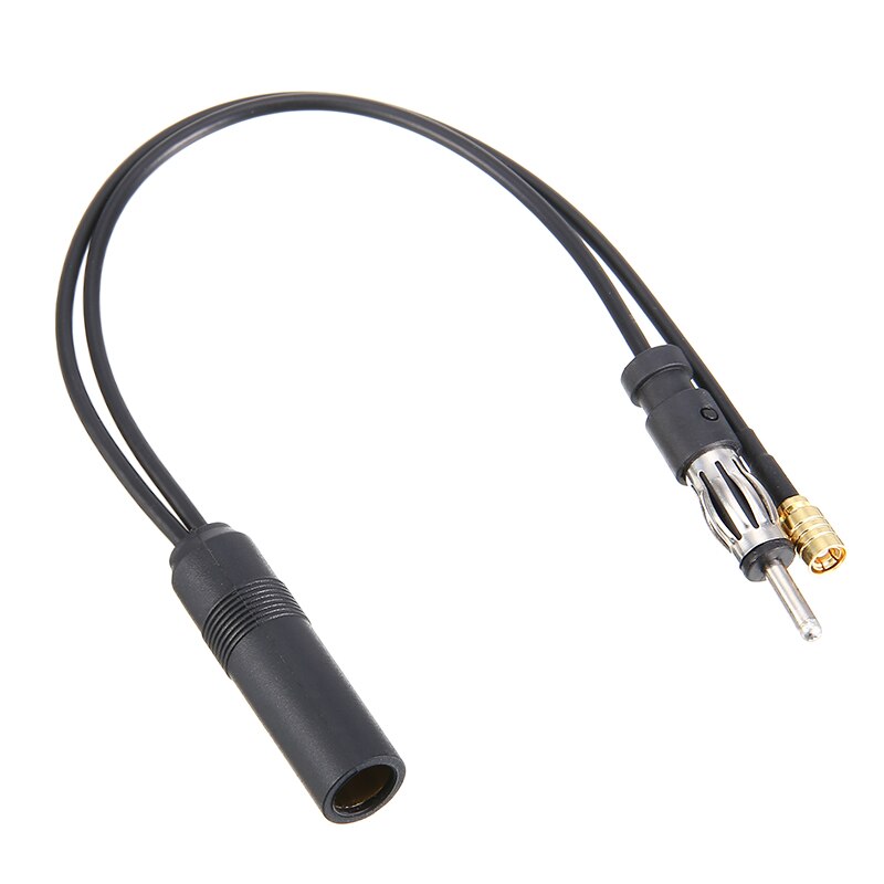 FM/AM DAB+Antenna Splitter Adapter Cable SMB DIN Converter DAB Car Radio FM AM Lead Splitter Active Plug Adapters
