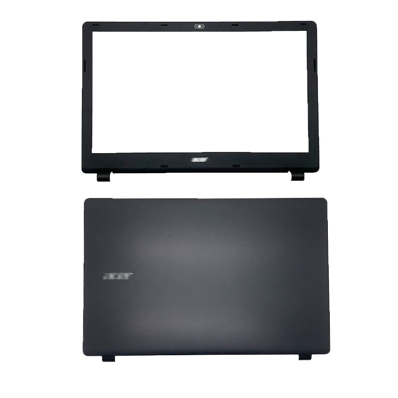 Brand Voor Acer Aspire E5-571 E5-571G E5-551G E5-521 E5-511 V3-532 Laptop Lcd Back Cover/Front Bezel/Scharnieren zwart: AB cover