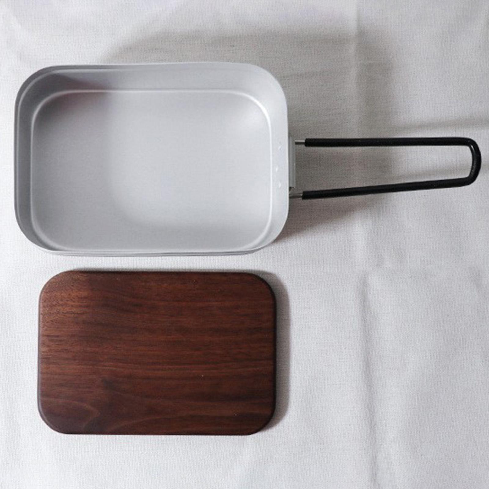 Camping Lunch Box Lid Serving Tray Food Outdoor Cutting Board for Fishing