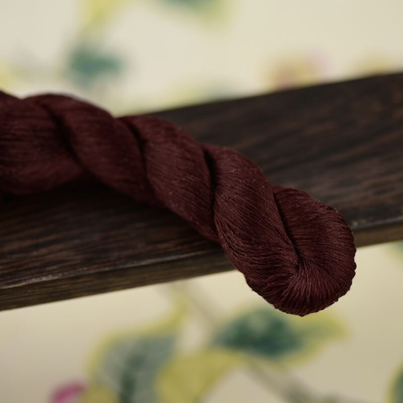 silk embroidery thread / 100% silk thread /hand embroidery embroider cross stitch/Dark orange series/13 pure colors: 13