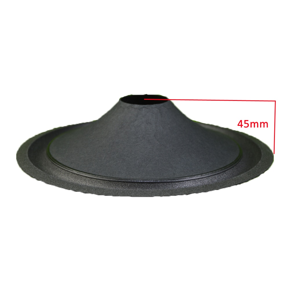 8 inch Loudspeaker Paper Cone (195mm*180mm*150mm*35.5mm) 45mm Height With Foam Edge Black Speaker Woofer Paper Cone