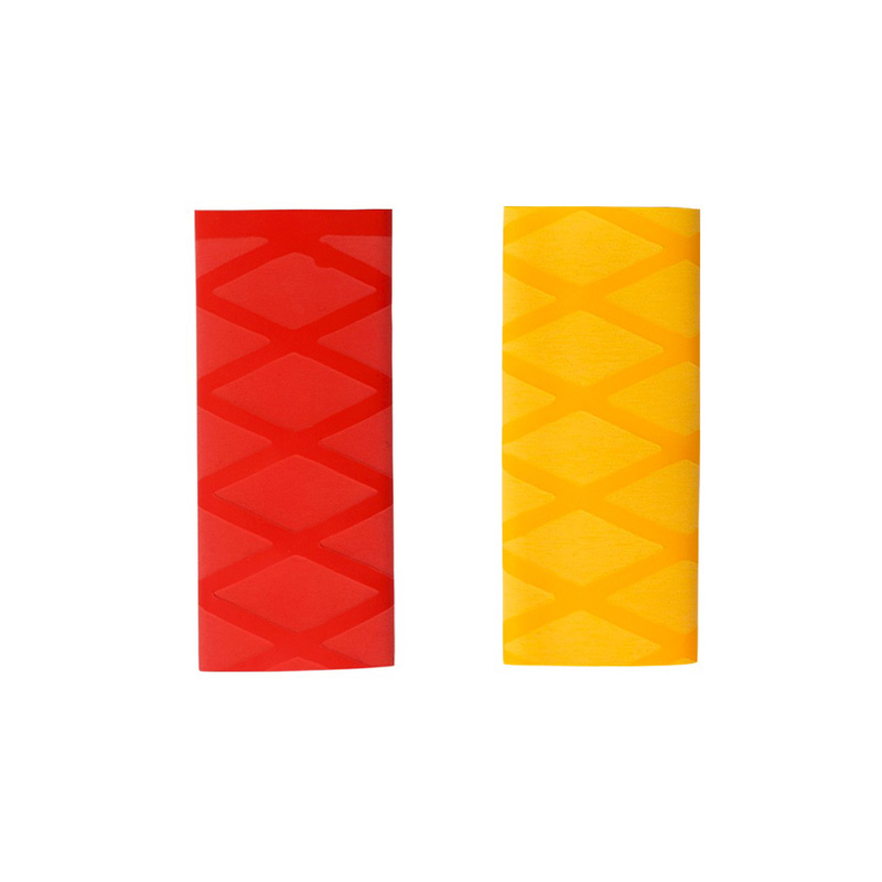 2x cinta de mango Overgrip para raqueta de tenis de mesa Material termorretráctil empuñaduras de murciélago de Ping Pong accesorios para banda para el sudor: YELLOW