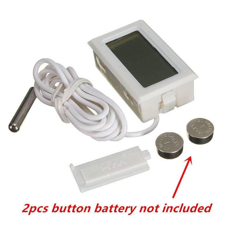 LCD Digital Probe Sensor Aquarium Thermometer Water Temperature Tester Thermometer For Aquatic Fish Tank Refrigerator Soil