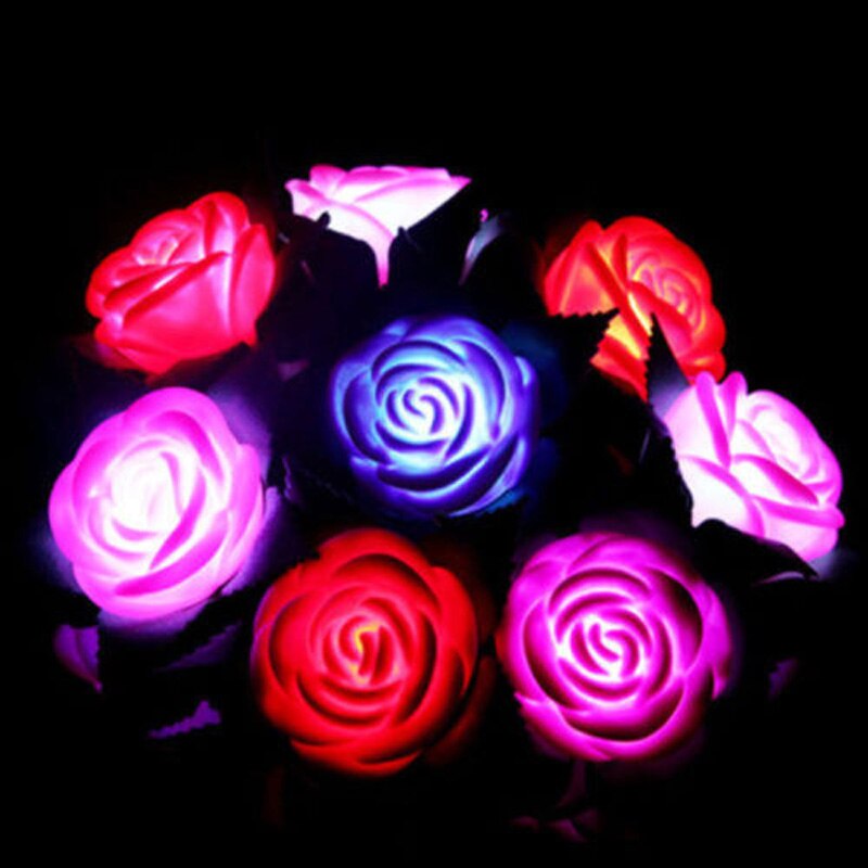 Mærke stil rose førte lampe blomst natlys gård udendørs have sti græsplæne magt indretning