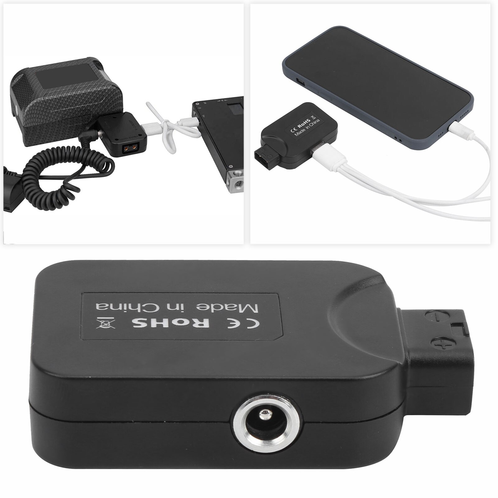 Kleine D‑tap Naar Usb/Dc Power Converter Adapter Connector Voor V‑lock Camera Batterij