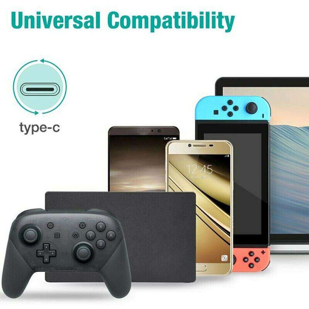 Adaptateur secteur eu/us pour nintendo switch  ns 2.4a, chargeur de voyage pour nintendo, alimentation usb type c