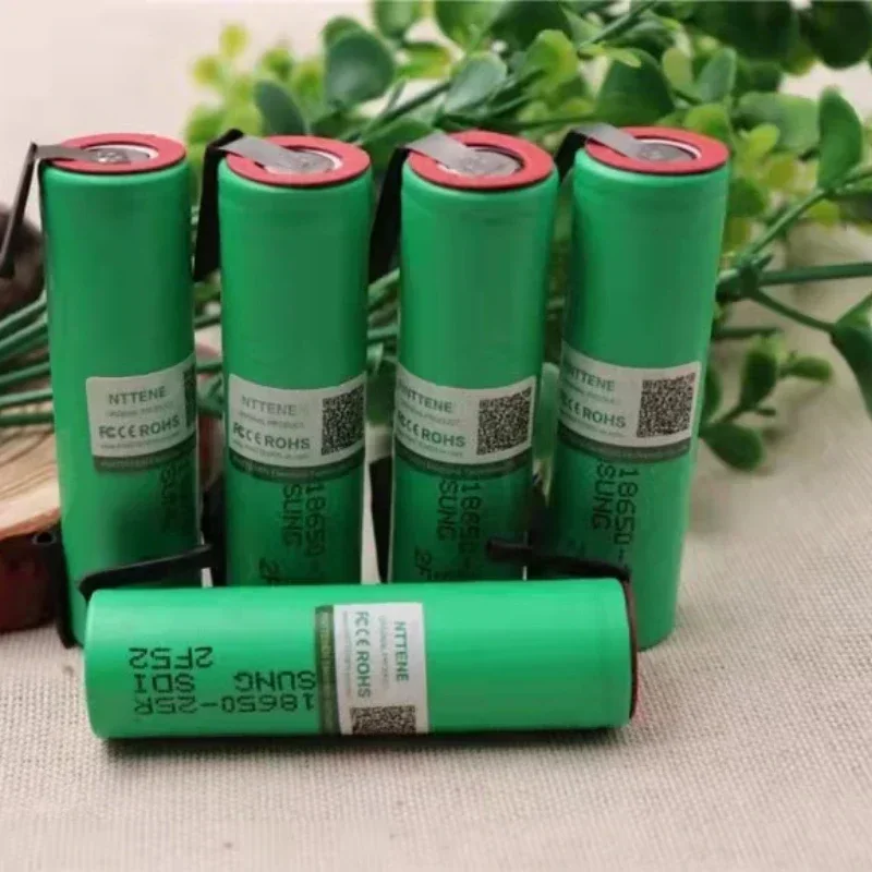 Power Super Battery. Original for 18650 2500mah Battery INR18650 25R 20A Discharge Lithium Batteries+ DIY Nickel...