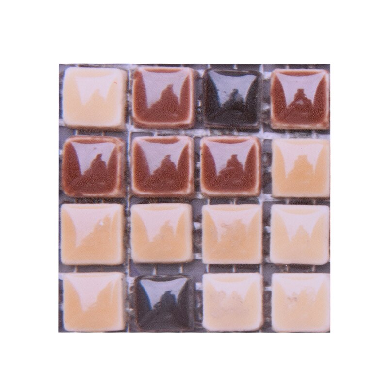 10Pcs 10*10cm 3D Self Adhesive Mosaic Tile Peel Sticker Kitchen Backsplash Bathroom Wall Tile Stickers Waterproof PVC Tiles: B14