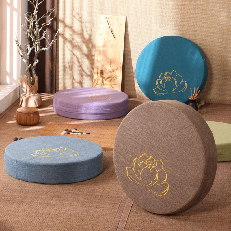 40 x 6cm yoga meditere hård tekstur pude aftagelig vaskbar ryglæn pude japan tatami madras tæpper puf futon sæde pude