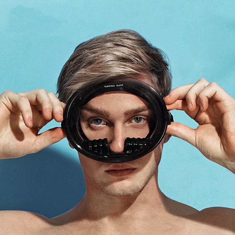 Mascarilla de buceo antigoteo para adultos, , antiniebla, gafas de natación con correa ajustable