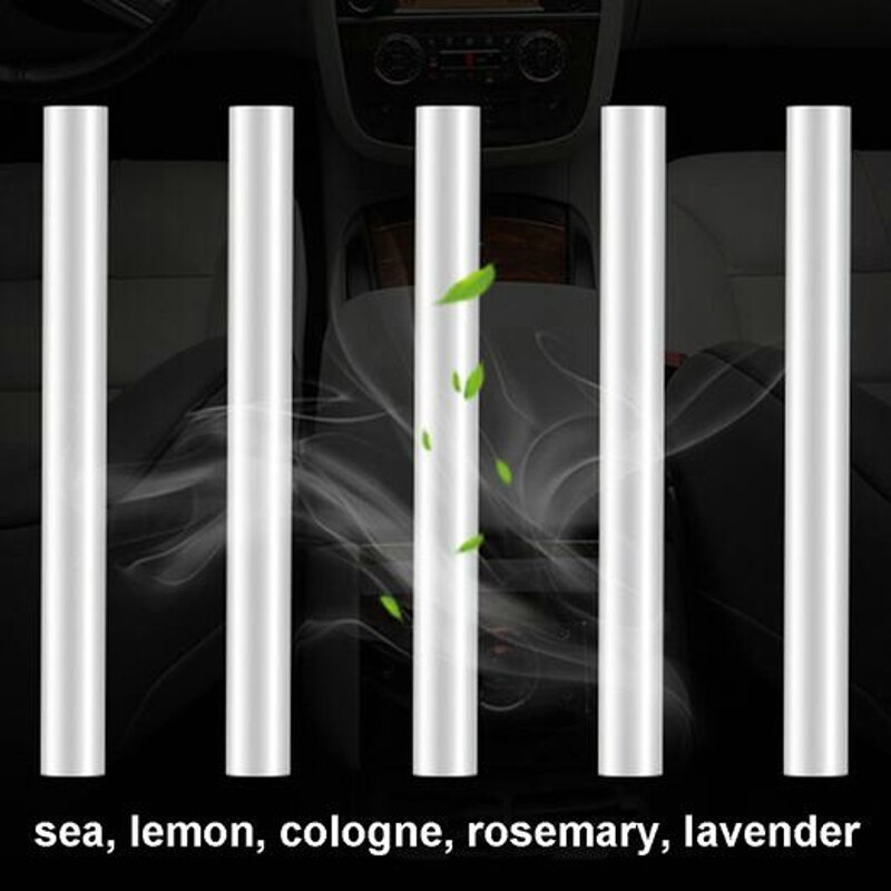 Voiture évent désodorisant parfum diffuseur remplissage solide parfum bâton voiture purificateur d'air voiture oxygène barre ioniseur voiture style: 5pcs set