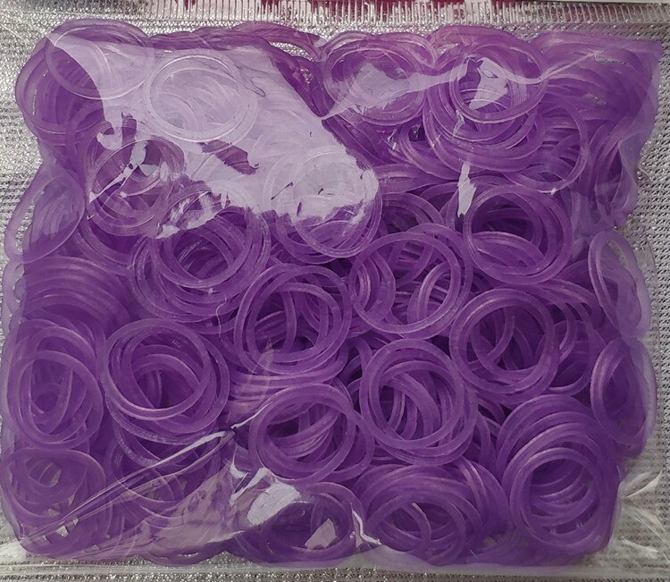 600 pcs loom rubber bands bracelet Colorful for kids or hair rubber loom bands make woven bracelet DIY toys Christmas: 4040-6