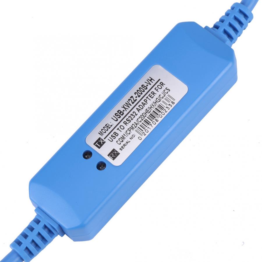 1pc 3meter Blue PLC Programming Adapter Cable for Omron CQM1H/CPM2C Series PLC With Bare Copper Wire