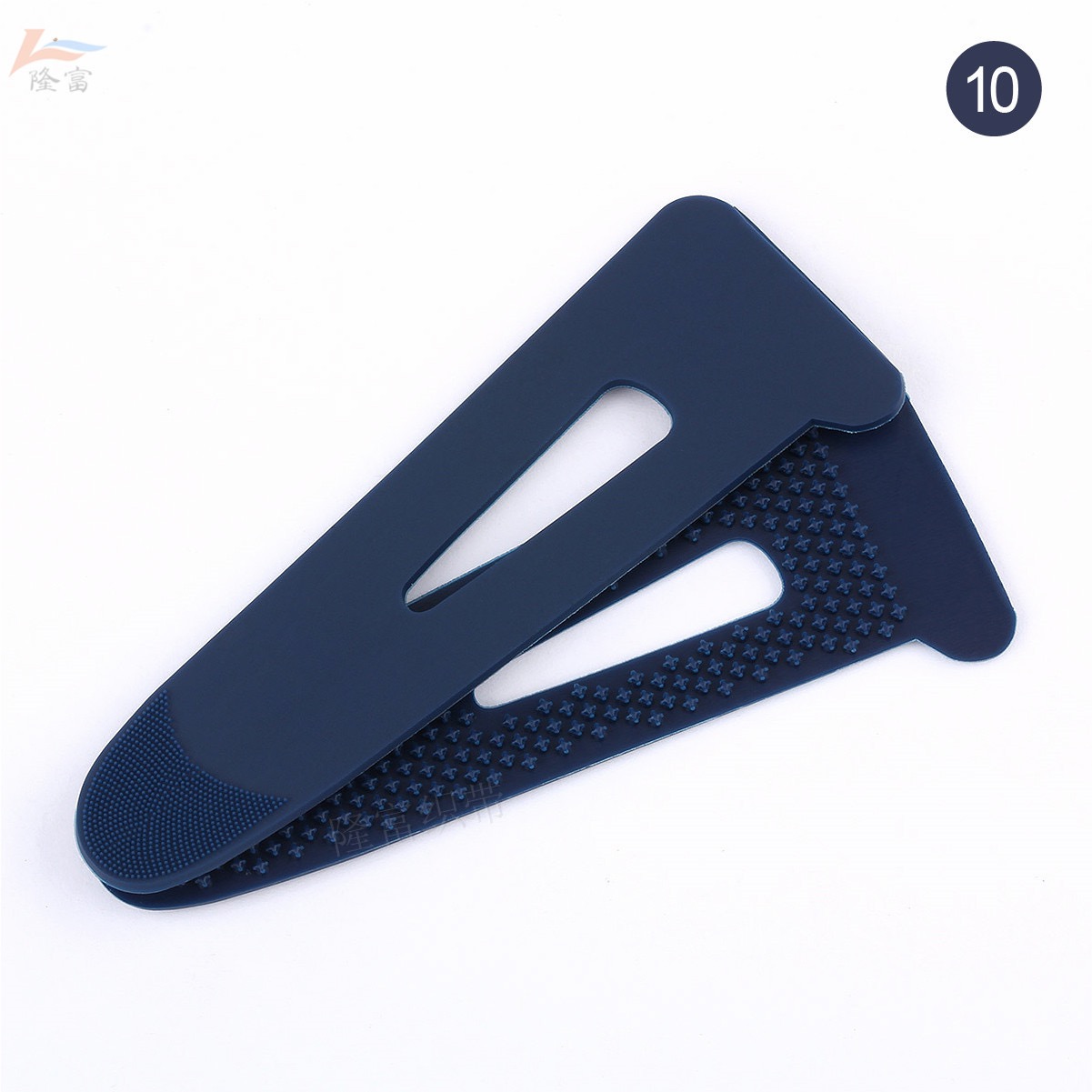 2 set/förpackning kardborreband självhäftande fästanordning klädmanschetter fästhållare syverktyg 9 x 3cm: Plommon
