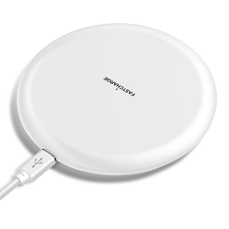 Voor Blackview BV9600E BV9900E BV5100 BV6300 BV9500 BV6800 BV9800 Pro Draadloze Oplader Qi Snel Opladen Pad Power Telefoon Accessoire: WHITE