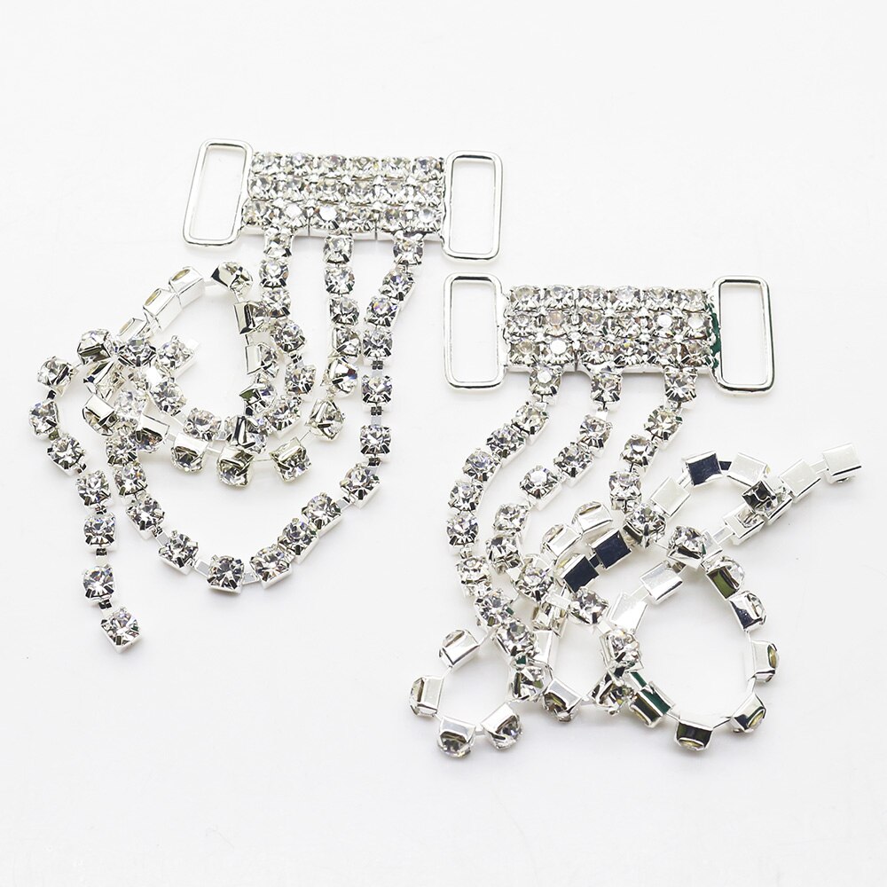 White Glass Pearl And White Austrian Crystal Necklace (Size 18) In - Foto 9