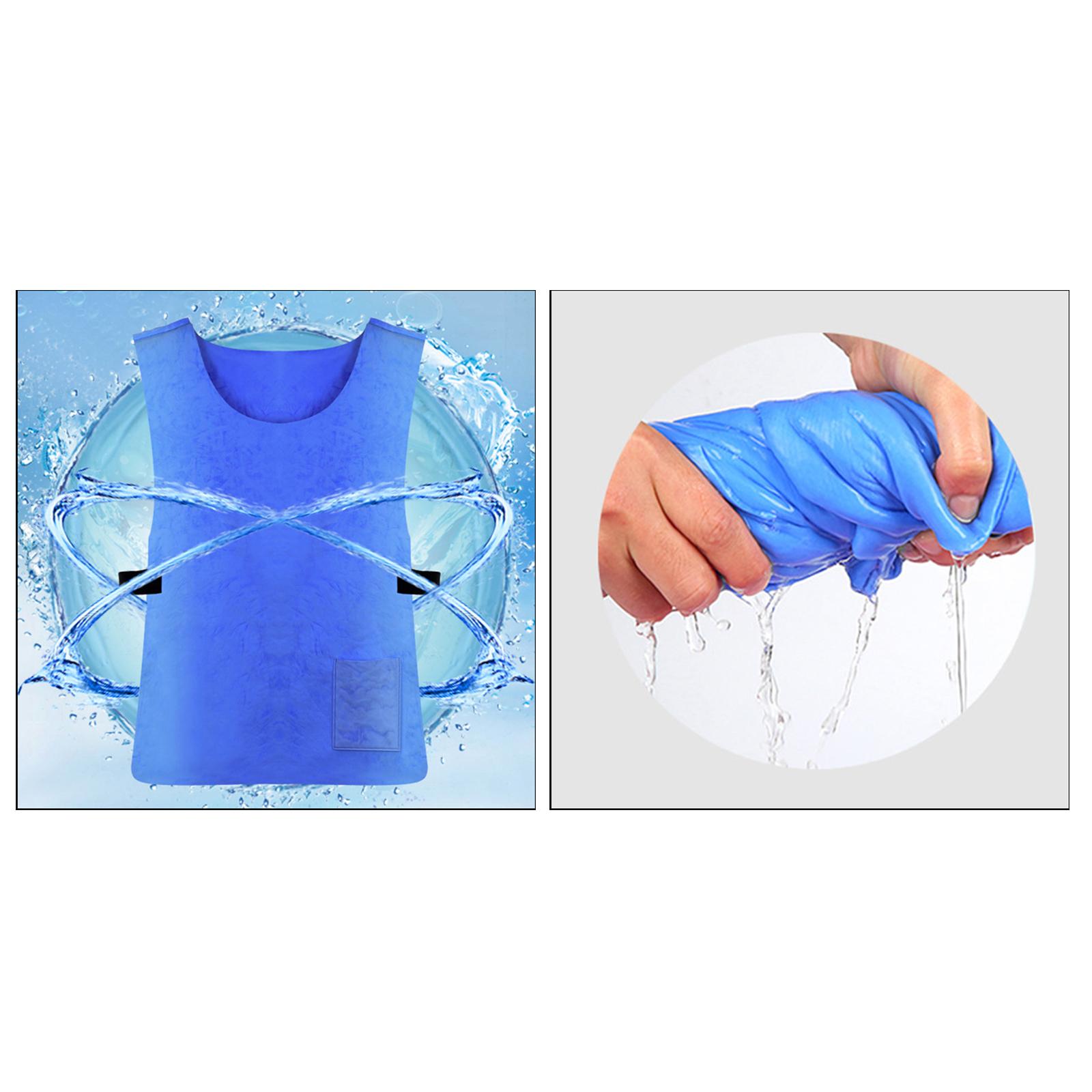 Cooling Vest PVA High Temperature Protective Ice Vest Clothing Sports Vest for Summer Weather Outdoor Sports Cycling