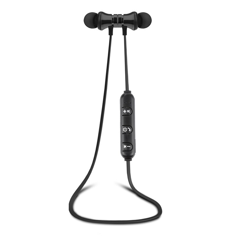 Auriculares magnéticos Bluetooth, inalámbricos, estéreo, magnéticos, para fitness, Deportivos: black
