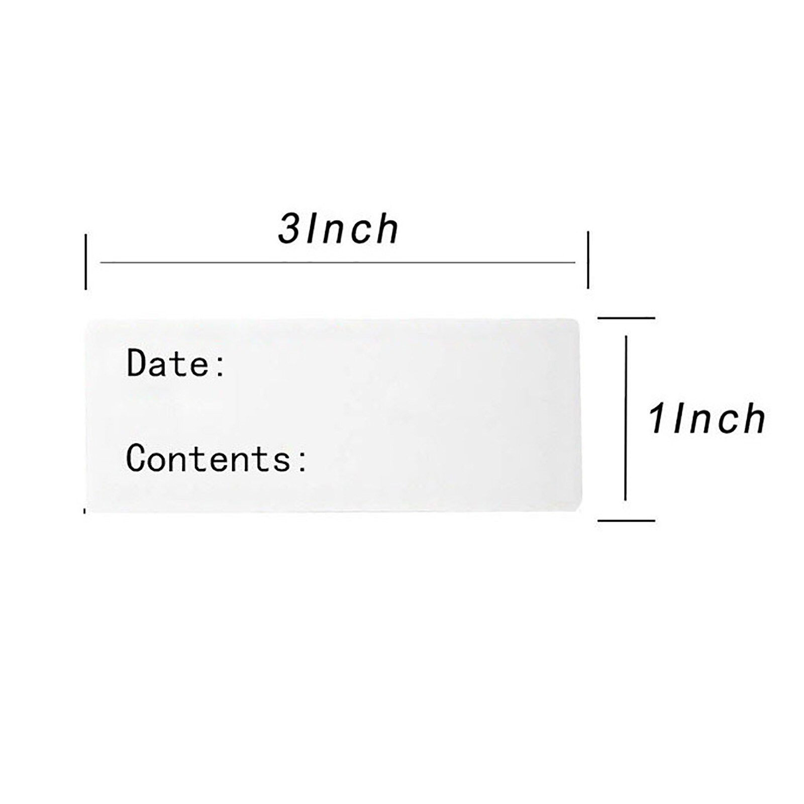 1pc Food label paper Powerful self adhesive label sticker for household kitchen Easy to dissolve high temperature stickers