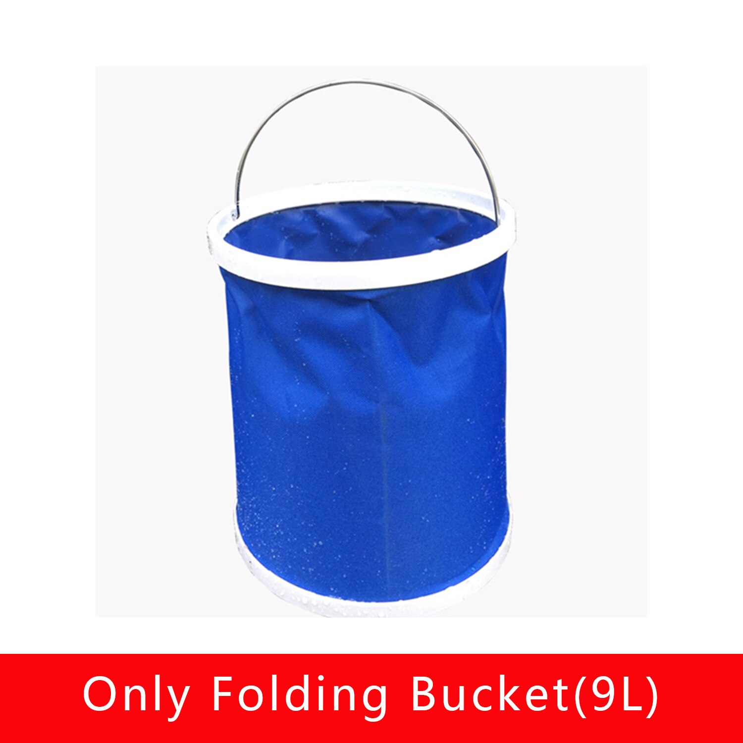 Balai télescopique pour lavage de voiture, 9l, avec seau pliable, détachable, double usage, Chenille, serviette de nettoyage, accessoires automobiles: Only Bucket