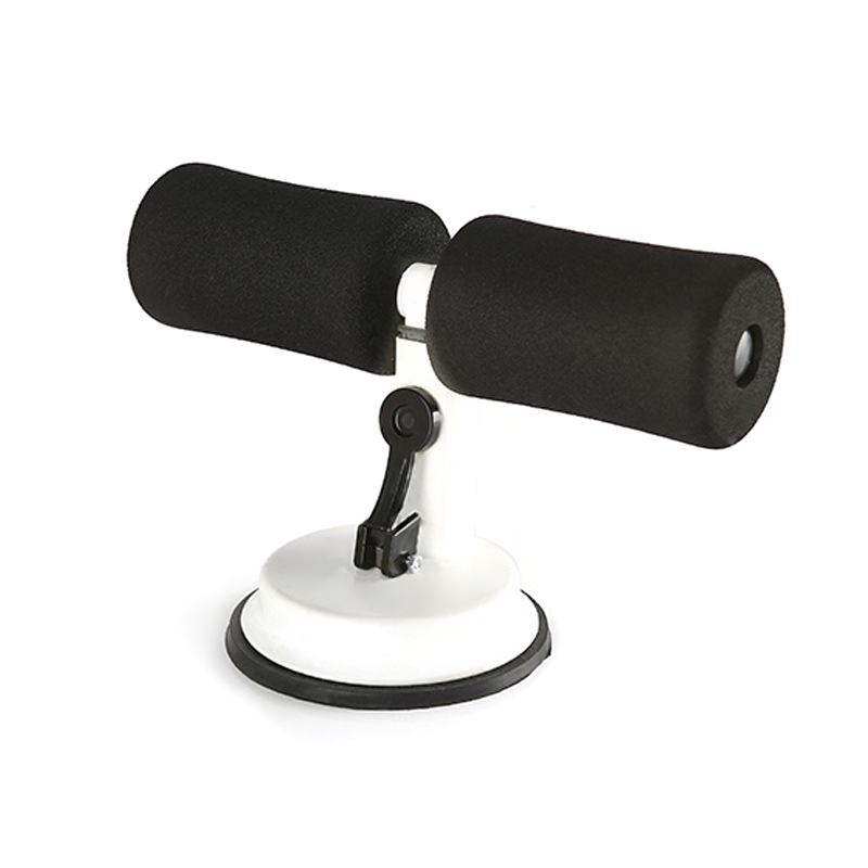 Muscle Training Sit Up Bars Stand Assistant Abdominal Core Strength Home Gym Suction Situp Fitness Equipment Bench Bars Stand: white