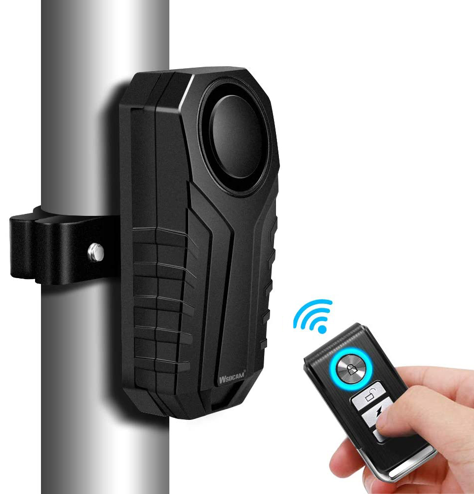Extractme Motocyklowy alarm antywłamaniowy z pilotem 113DB Bezprzewodowy wodoodporny samochód Elektryczny rower Bezpieczeństwo Alarm zapobiegający zgubieniu