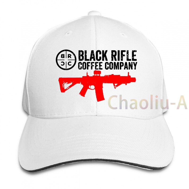 Black Rifle Coffee Company Black Baseball cap men women Trucker Hats adjustable cap: 1-White