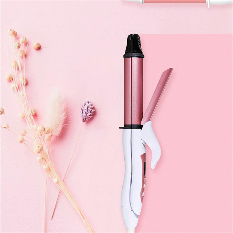 100% Original Vivid&amp;Vogue VAV-055A Hair curler Curling iron straight roll ceramic anion not harm hair omelet head perm 32MM