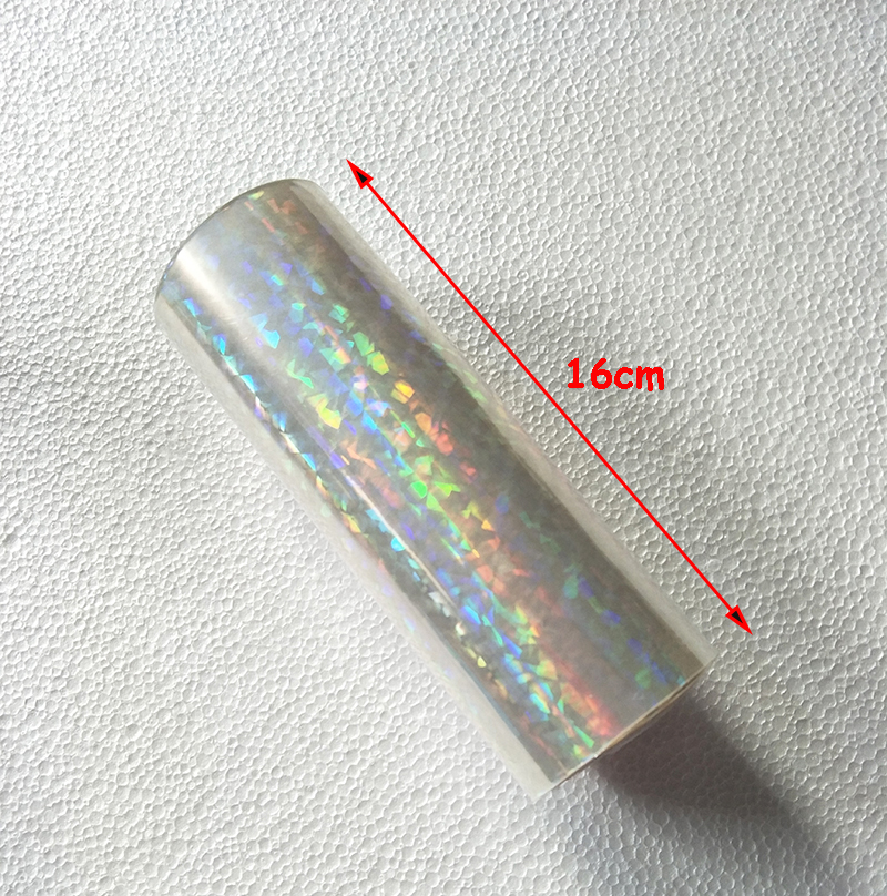 Holographische Sterne folie transparent folie heißer stanzen für papier oder kunststoff 16cm x 120m Erschüttert Stern Vergoldung Folie