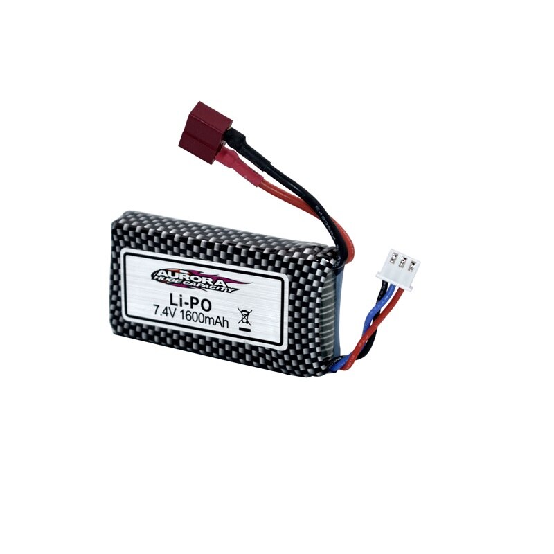 1Pcs Upgrade 7.4v Battery For 9125 Remote Control Rc Car Spare Parts 7.4v 1600mah Lipo Battery XLH 9125 battery 1600mah 7.4V