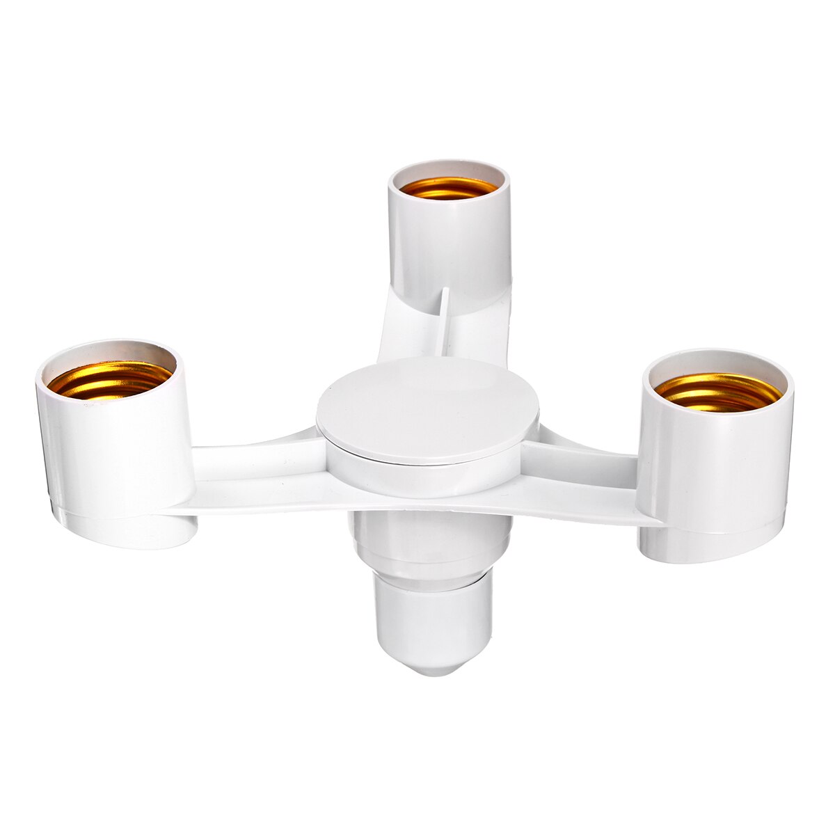 3 In 1 E27 Licht Lampe Birne Adapter Konverter Splitter Lampe Halter Konverter LED Glühbirne Adapter Kupfer Kontaktieren Adapter