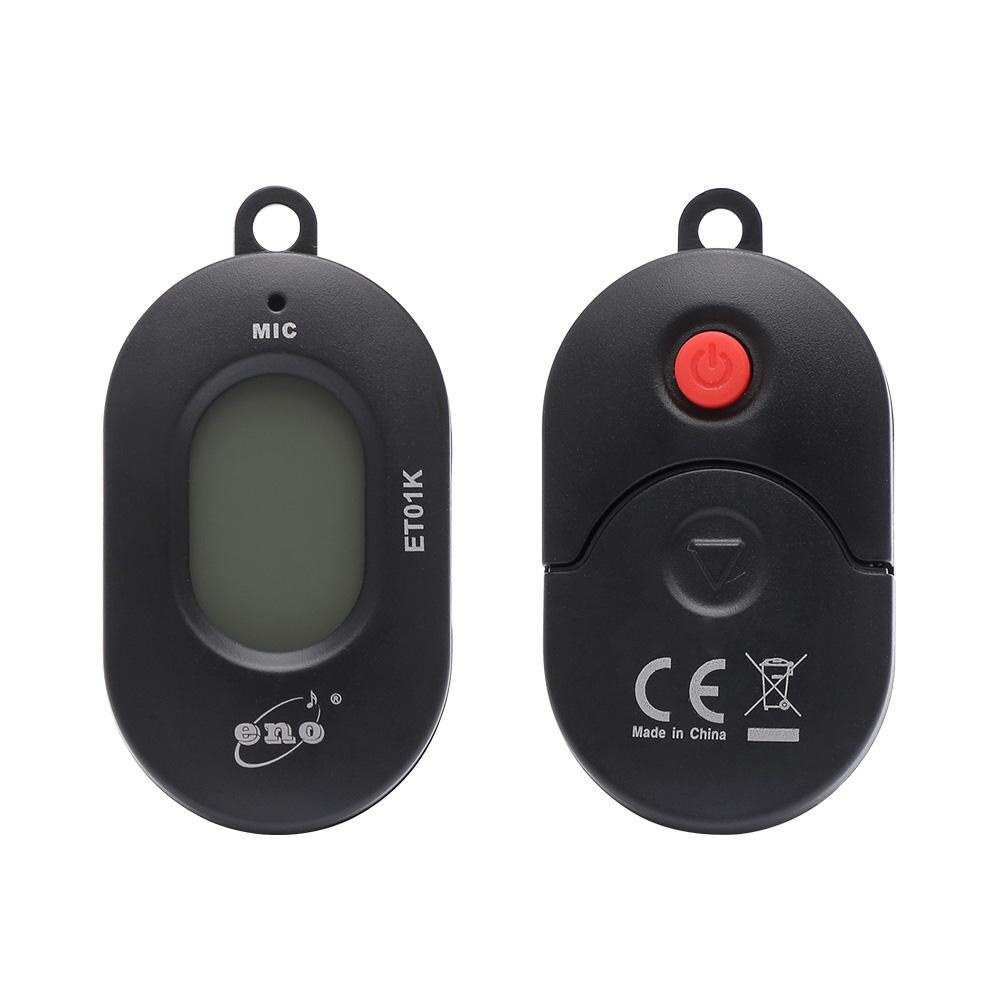 Et01k kalimba tuner 12 lige temperament auto-tune mode tuner til tommelfinger klaver mbira drejeadapter