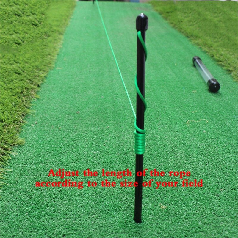 1pc Golf Alignment Sticks Fiberglass Swing Putting String Pegs Golf Direction Practice Training Aids