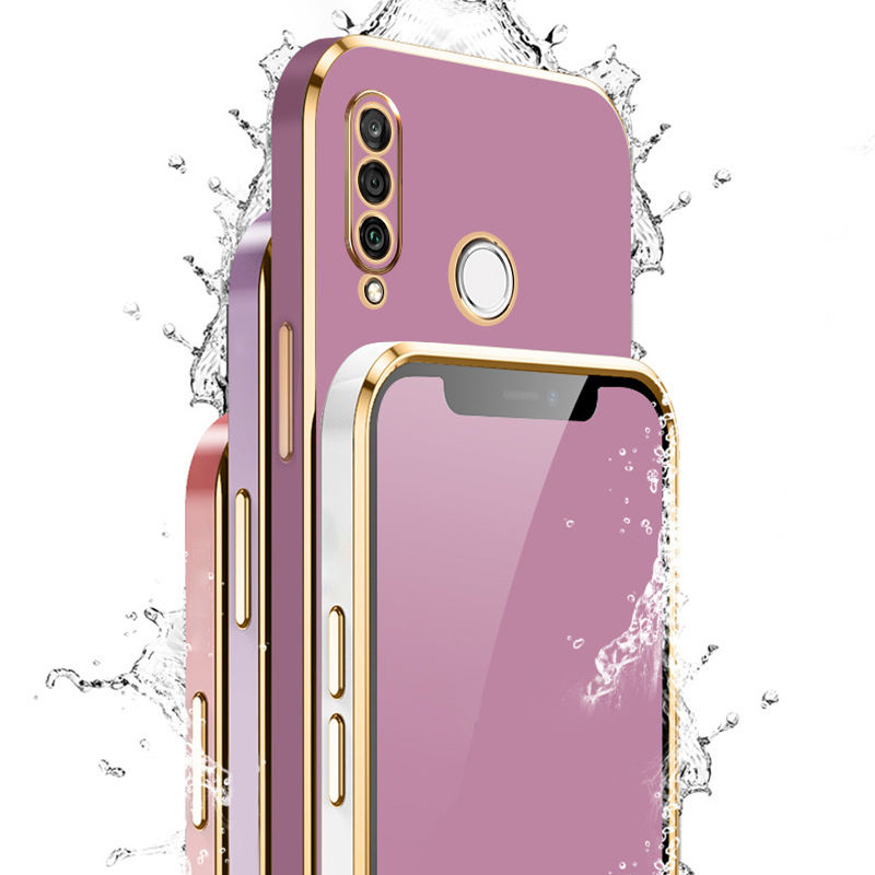 Para Huawei P30 lite funda Huawei P30 lite funda de teléfono MAR-LX1A MAR-LX3A MAR-LX2J funda de lujo chapada cuadrada cubierta trasera a prueba de golpes