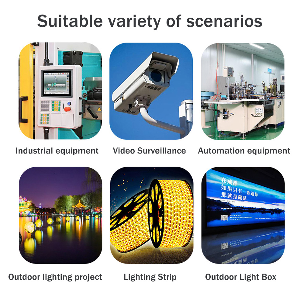 Schakelende Voeding AC 170 V-265 V naar DC 12 V 24 V 36 W 200 W 400 W 500 W Outdoor LED Licht Transformator IP67 Waterdicht