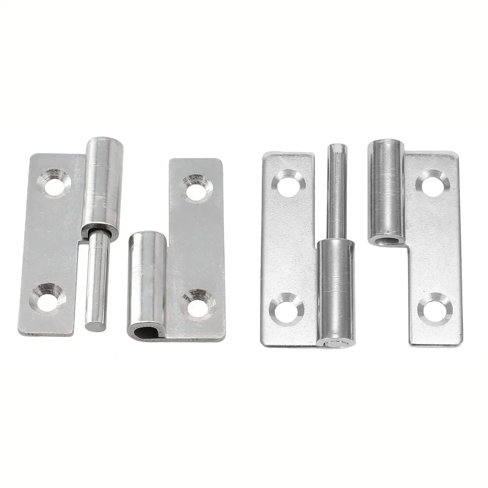 1Pc Cabinet Door Removable Hinge Detachable Hinge Slip Joint 40*30*1.5mm Stainless Steel For Household Improvement Home Decor