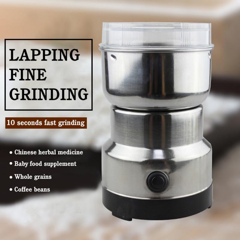 Grains Spices Cereals Coffee Dry Food Grinder Mill Grinding Machine Gristmill Home Nut Bean Crusher Electric Coffee Grinder