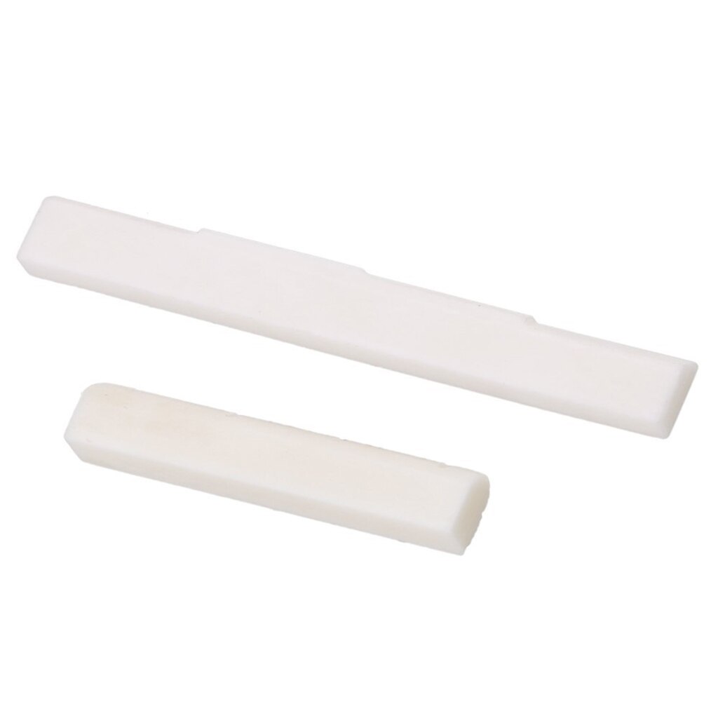1 Set of Acoustic Ukulele Nut and Saddle Set Bone