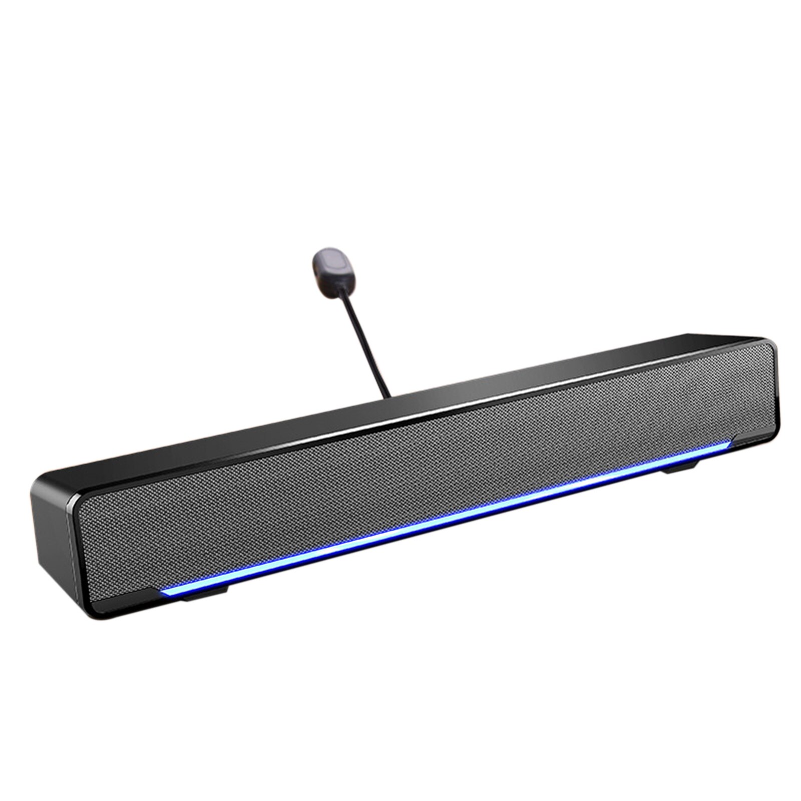 Computer Speakers USB Powered Stereo Sound Bar Speakers with Music Player for Desktop Laptop Phone PC Wired/Bluetooth Speaker: black wired