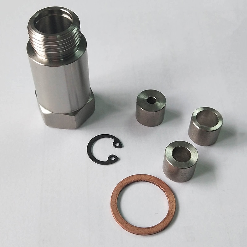 O2 Oxygen Sensor Adapter Tool with 3 Fittings Simulator 45mm Spacer Latest