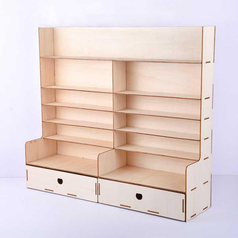 10 Layers Modular Master Paint Box Organizer Storage Tools Supplies Collapsible 75 Pots Wooden Paint Bottles Storage Rack Holder: Paint Rack 112