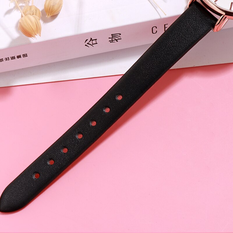 GEDI Frauen Uhr Ultra-dünne Quarzuhr Einfache Stil Geschäft Uhr Dame Lederband Uhr Frauen Armbanduhr Reloj mujer