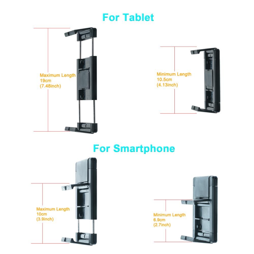 TFY Car Mount Poggiatesta Universale del Sedile Posteriore del Supporto per I Telefoni e Tablet, compatibile con Dispositivi di 5 per Schermi Da 10.5 Pollici