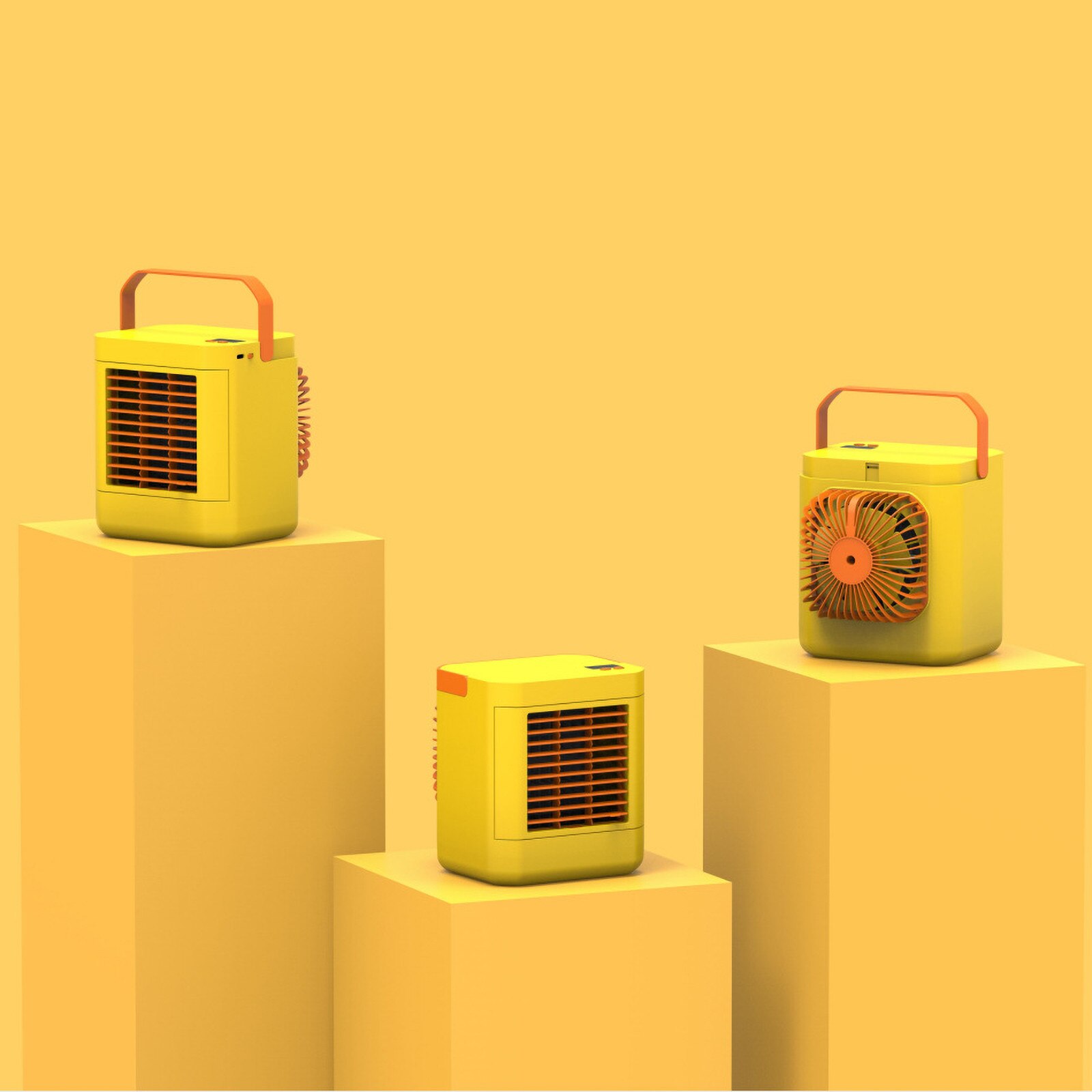 USB Mini Portable Air Conditioner Humidifier Purifier USB Light Desktop Air Cooling Fan Air Cooler Fan for Office Home L*5