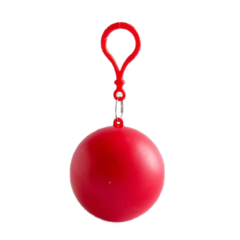 Bola con impermeable desechable portátil capa Bola con impermeable Poncho desechable: red