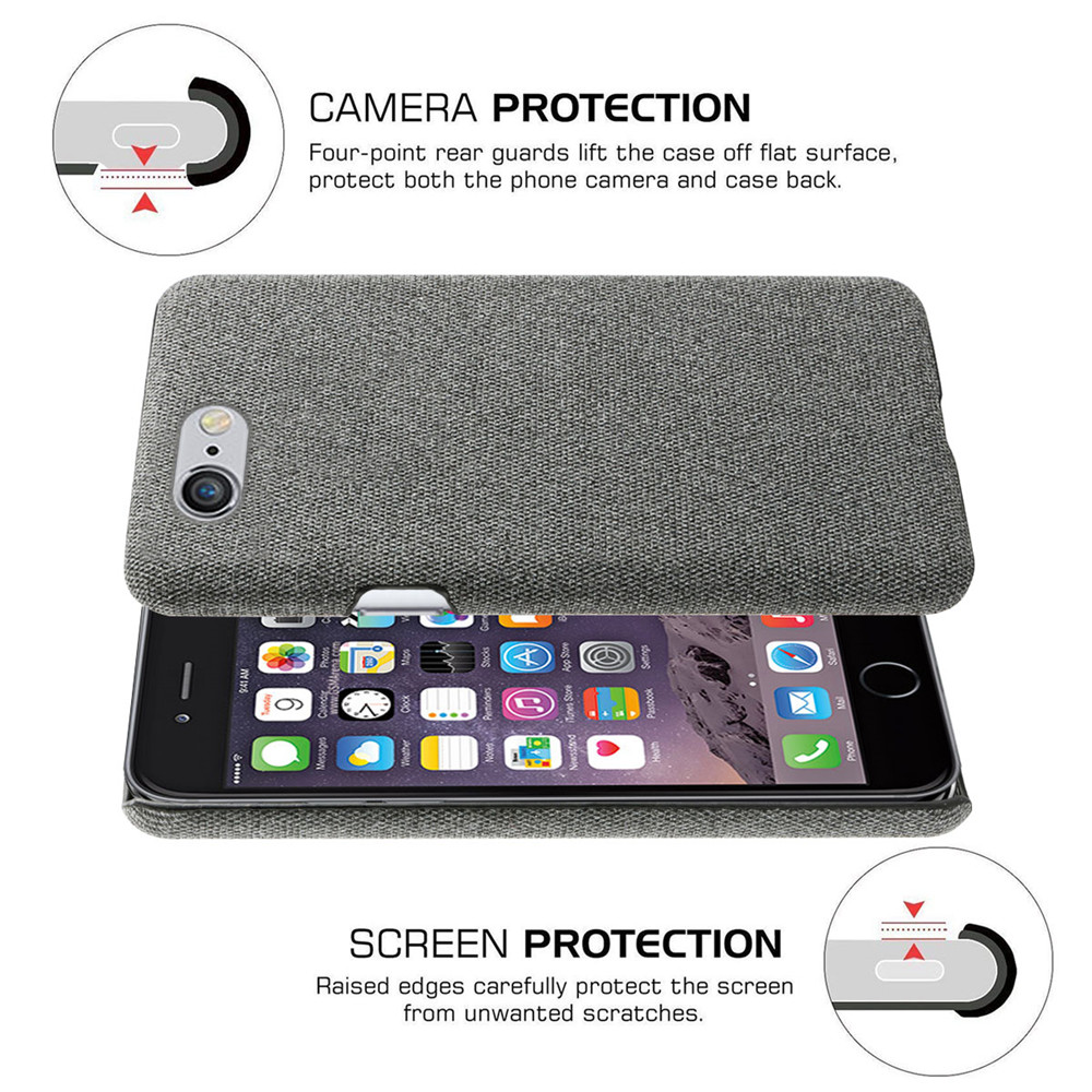 Stofcover til iphone 5s 5 se cover tyndt retro stof hårdt telefoncover til iphone  se 5 s 5g iphone 5s 4.0 " coque fundas
