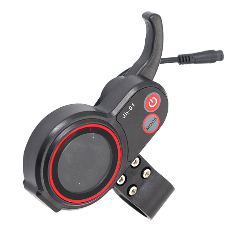 Elektrische Scooter Jh-01 6-Pin Multifunctionele Throttle Schakelaar Met Drie Speed Shift, power Display En Totale Kilometerstand Lcd Meter