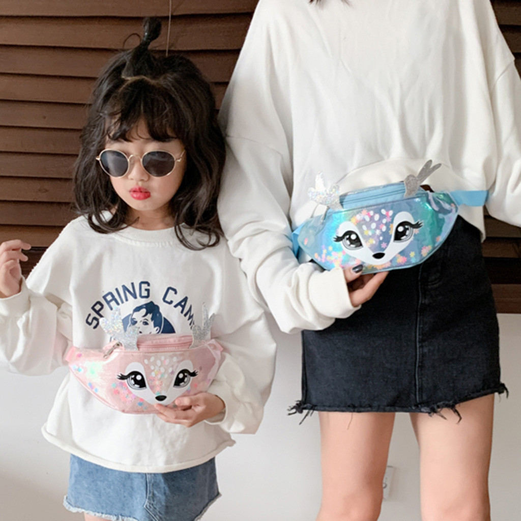 Kids Kinderen Meisjes Leuke Cartoon Messenger Crossbody Bag Heuptas Borst Tassen Dames Handtassen Sac De Poitrine